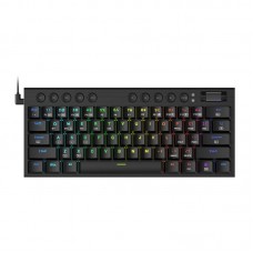 Redragon Horus Mini 61key Red Switch Rgb Low Profile Gaming Mechanical Keyboard - Black