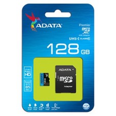 Adata Premier 85/A1 Ausdx128guicl10 85-Ra1 / Ausdx128guicl10a1-Ra1 128gb Microsdxc ( 15x11x1mm ) With Sdxc Adapter Not Compatible With Sdhc Only Camera/Reader - Uhs-I A1 Read/Write : 85/25mb/Sec Mininum Iops Read/Write : 1500/500 - Lifetime Warranty