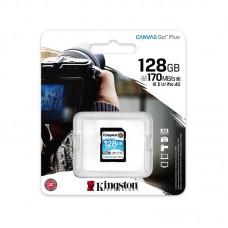 Kingston Sdg3/128gb Sdxc Canvas Go Plus Designed For Hd+Hi-Res Filming With Water/ Temperature/ Shock/ Vibration/ X-Ray Proof ( Secure Digital Extended Capacity 24x32x2.1mm ) Not Compatible With Sdhc Only Camera/Reader Uhs-I U3 V30 A2 With Cprm Rea Kingston Sdg3/128gb Sdxc Canvas Go Plus Designed For Hd+Hi-Res Filming With Water/ Temperature/ Shock/ Vibration/ X-Ray Proof ( Secure Digital Extended Capacity 24x32x2.1mm ) Not Compatible With Sdhc Only Camera/Reader Uhs-I U3 V30 A2 With Cprm Rea
