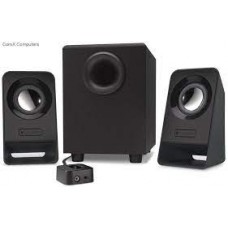 Logitech 980-000942 Z213 2.1 Speaker 7w ( 4 + 2x1.5 ) Black Wired Control Pod With Volumn Control + 3.5mm Input With Headphone Out