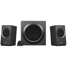 Logitech 980-001261 Z337 2.1 Wired + Bt Wireless Speaker 40w ( 24w Subwoofer + 2x 8w Satellite ) Wired Control Pod With Control Knob + 3.5mm + Rca Input With Headphone Out