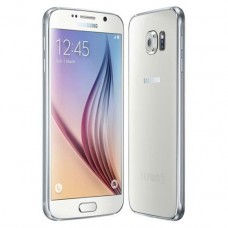 Samsung Galaxy S6 White - With Fingerprint Security & Access Built-In Heart Rate Sensor Ip67 Certificated Dust & Water Resistant Multi-Screen Switch ( Support 2x Apps Running At The Same Time ) + Air Gestures Without Touching Screen 143.4x70.5