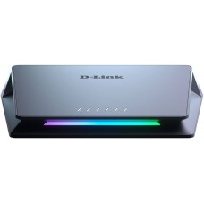 D-Link Dms-106xt - 6 Port ( 1x 10gb + 5x 2.5gb ) Un-Managed Switch - Aluminum Housing With Rgb Auto-Mdi/Mdix 4k Mac Address 192k Ram Buffer Per Device 16gbps Switching Capacity 621163 Hours Mtbf 162x102x28mm