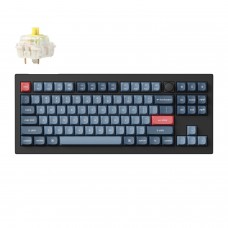 Keychron V3 Max Qmk/Via 80% Wireless Custom Mechanical Keyboard (Banana Switch) – Carbon Black