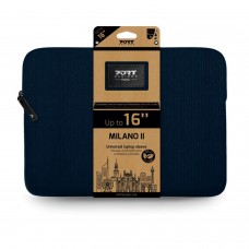 Port Milano Ii Eco Laptop Sleeve 16" Navy Blue Port Milano Ii Eco Laptop Sleeve 16" Navy Blue