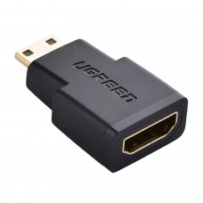 Ugreen 20101-20101 Mini Hdmi To Hdmi Adapter - Black Ugreen 20101-20101 Mini Hdmi To Hdmi Adapter - Black