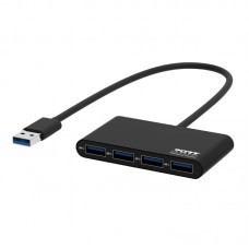 Port Usb3.0 To 4 X Usb3.0 5gbps 4 Port Hub - Black Port Usb3.0 To 4 X Usb3.0 5gbps 4 Port Hub - Black