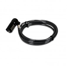 Port Connect 1.8m T-Bar Combination Cable Lock Port Connect 1.8m T-Bar Combination Cable Lock