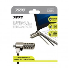 Port Connect Nano Slot Security Combination Cable Port Connect Nano Slot Security Combination Cable