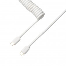 Keychron Coiled Aviator White Cable Keychron Coiled Aviator White Cable