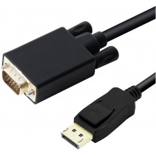 Gizzu 1080p Displayport To Vga Cable 1.8m Poly Gizzu 1080p Displayport To Vga Cable 1.8m Poly