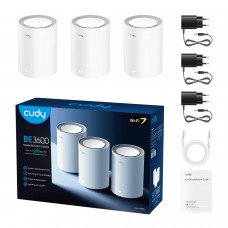 Cudy Be3600 Gigabit Mesh Wi-Fi 7 System – 3 Pack Cudy Be3600 Gigabit Mesh Wi-Fi 7 System – 3 Pack