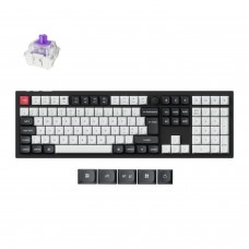 Keychron Q6 He Qmk Full-Size Wireless Custom Mechanical Keyboard (Nebula Switch) – Carbon Black