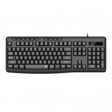 Redragon Bk-7366 Full-Size Ergonomic Wired Membrane Office Keyboard - Black