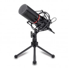 Redragon Blazar Cardioid Usb Gaming Mic And Tripod - Black Redragon Blazar Cardioid Usb Gaming Mic And Tripod - Black