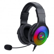 Redragon Over-Ear Pandora Usb (Power Only)|Aux (Mic And Headset) Rgb Gaming Headset - Black Redragon Over-Ear Pandora Usb (Power Only)|Aux (Mic And Headset) Rgb Gaming Headset - Black