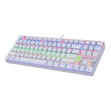 Redragon Kumara Mechanical 87 Key|Rgb Backlit Gaming Keyboard - White