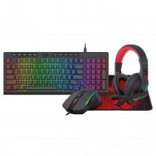 Redragon 4-In-1 Keyboard | Mouse | Mousepad | Rgb Headset Gaming Combo Redragon 4-In-1 Keyboard | Mouse | Mousepad | Rgb Headset Gaming Combo