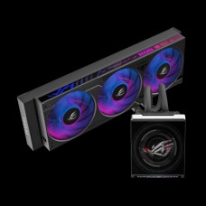 Asus Rog Strix Slc Iv 360 Argb Lcd Liquid Cpu Cooler - Black