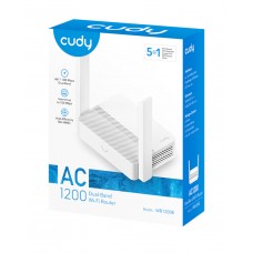 Cudy Ac1200 Dual-Band Wireless Wi-Fi Router – White Cudy Ac1200 Dual-Band Wireless Wi-Fi Router – White