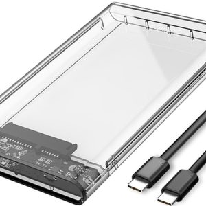 ORICO 2.5″ USB-C Transparent HDD Enclosure