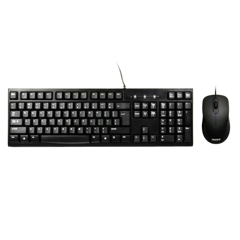 Port Design COMBO Wired Mouse + Keyboard – Black