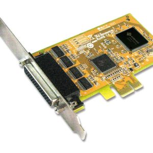 Sunix 5456a – Standard + Low-Profile Dual Bracket – 4 Port Serial ( 16c950 ) Rs232 , Pci-Express (1x) , 128byte Hardware + 128k Software Fifo, Sun1999 Chipset With Low Power Consumption , 115.2kbps , 15kv Esd Protection + 15kv Iec1000-4-2 Air Gap Discharg