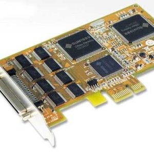 Sunix 6456h – Standard + Low-Profile Dual Bracket – 4 Port High-Speed Serial ( 16c950 ) Rs232 , Pci-Express (1x) , 128byte Hardware + 128k Software Fifo, Sun2410 Chipset , 921.6 Kbps , 15kv Esd Protection + 15kv Iec1000-4-2 Air Gap Discharge + 8kv Iec100