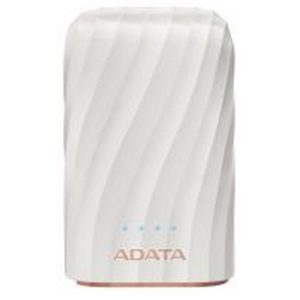 Adata Ap10050c-Usbc-Cwh P10050c White Powerbank With Led Flashlight – Universal Mobile Device Battery , 10050mah , 5v/2a Input For Fast Charging , 2x 5v/2.4a Type-A + 1x Type-C Tripple Output , For Apple Idevice + Other Mobile Devices , 106x67x27mm , 230g