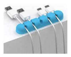 ORICO 5 Slot Desktop Cable Management Clip – Blue