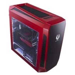Bitfenix Aeg-300-Rkwn1 Aegis Core – Red + Windowed + Icon Disply With 3-Speeds Fan Controller Closed Panels For Noise Shielding With Reservoir Bracket + Pump Bracket 200mm Width Slim Design No Psu ( Bottom Placed + Multi-Direction Psu Design ) 2x Us