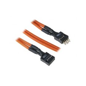 Bitfenix Bfa-Msc-Iusb30ok-Rp Alchemy Multisleeved(1) Cable – 30cm – Internal Usb Header Extension Cable – Orange