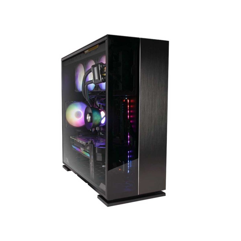 In Win 315 Black Full Tower Chassis – With 3x Tempered Glass Panels ( Side+Front+Top ) Quick-Release Side Panel No Psu