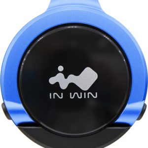 In-Win Mag-Ear Headphone/Earphone Hanger Black+Blue – Magnet With Anti-Slip Silicone