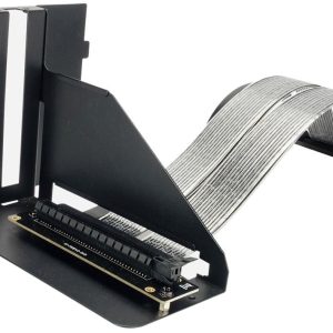 In-Win Pci-E Riser Kit Pci-E 4.0 ( 50mm Cable + Vertical Card Bracket ) – To Extend Vga Card For Vertical Mounting Or Other Ideal Place