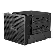 Lian-Li Ex-33b1-P Black With 3x Power Switch For Hdd For Energy Saving Aluminum Hdd Cage Internal With Meshed Front Panel With 120mm Fan + Air Filter+Anti-Vibration Kit – For 3x 3.5″ Hdd In 3×5.25″ Bay – Compatible With Most Of Case