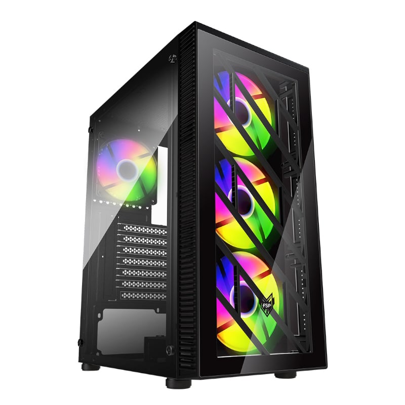 FSP CMT192 ATX Gaming Chassis – Black