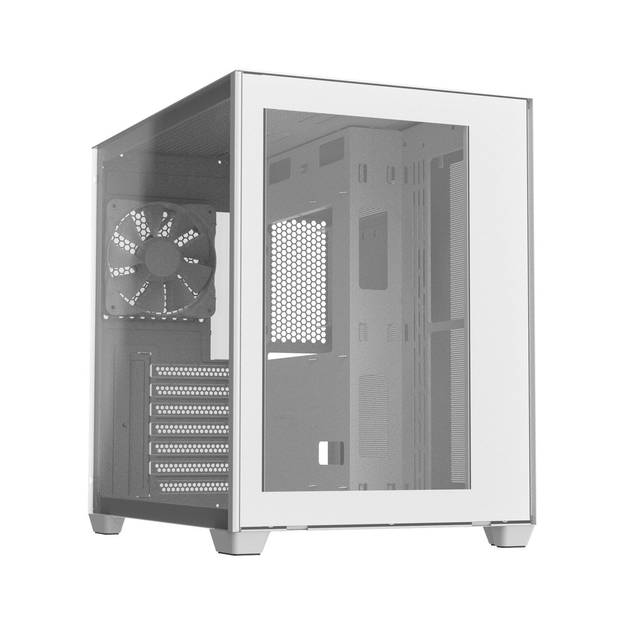FSP CMT380W ATX Gaming Chassis – White