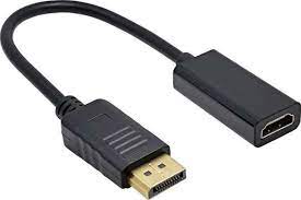 Displayport To Hdmi Converter Cable ( Female Work With Existing Hdmi Cable ) 20cm – Bulk Pack