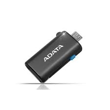 Adata Aotgmtbk / Aotgmrbk Otg Microreader For Microsdhc/Sdxc Flash Drive Type With Usb+Microusb Dual Interface – 15x21x8mm Ultra-Compact
