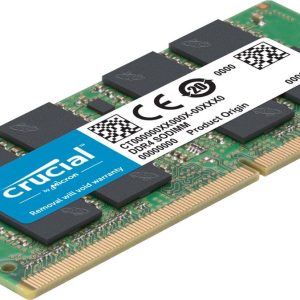 Crucial 8GB 3200MHz DDR4 Single Rank SODIMM Notebook Memory