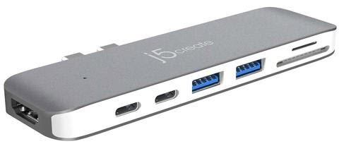 J5 Create Jcd387ek Ultradrive Kit Type-C 8-In-1 Modular Mini Dock – For Macbook Pro / Macbook Air Or Normal Nb