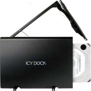 Icydock Mb664uea-1sb Black Multi-Drive Exchangeability With Front Hot-Swap Trayless Design