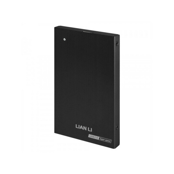 Lian-Li Ex-10q Black – 2.5″ Sata External Enclosure Usb3.0 5 Gbps ( Usb2.0 Backwards Compatible ) Aluminum Usb Powered 132x80x18mm