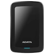 Adata Hv300 Series 4tb/4000gb Black G Shock Sensor Protection With Warning Led Aes-256 Bit Encryption