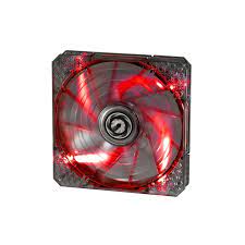 Bitfenix Bff-Wpro-14025r-Rp Spectre Pro Led All White With Red Led Led On/Off Via Jumper Or Fan Controller – High Pressure/Cfm With Dual Frame Construction + Anti-Vibration Rivets 140x140x25mm 9x Reinforced Fan Blades Curved Design Fin For Focused A