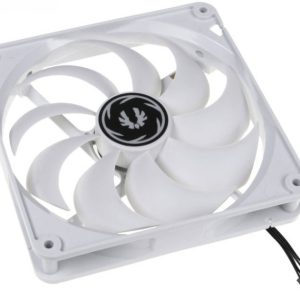 Bitfenix Bff-Spro-14025ww-Rp Spectre Pro All White – High Pressure/Cfm With Dual Frame Construction + Anti-Vibration Rivets + Extra 7v Low Voltage Adapter 140x140x25mm 9x Reinforced Fan Blades Curved Design Fin For Focused Airflow Fdb ( Fluid Dynami