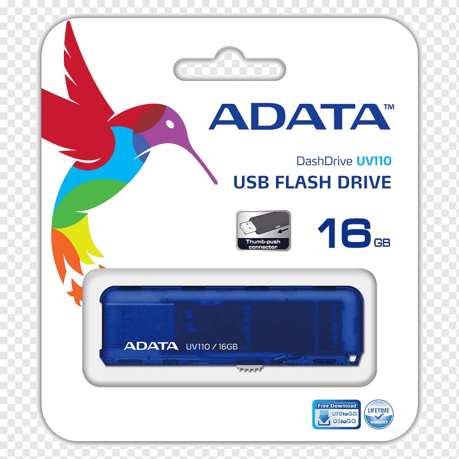 Adata 16gb C003 Blue Flash Drive