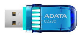 Adata 16gb Ud230 Blue Usb2.0 Flash Drive Folding Cover Design + Integral Strap Mount Dust/Shock/Water Resistant – Cob Design With Mini-Size ( 32.4×18.6x12mm ) Read/Write : 30/8 Mb/Sec Support Linux Mac Os Support Free Ostogo + Ufdtogo + 60days Tria