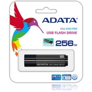Adata S102 Pro 256gb Usb3.0 Flash Drive ( Usb2.0 Backwards Compatible ) Textured Aluminum Housing+ Clipped-On Cap Design On The Rear End Usb3.0 Read/Write : 200/120 Mb/Sec 61.8×18.7×10.7mm Support Linux Mac Os Support Free Ostogo + Ufdtogo + 60days